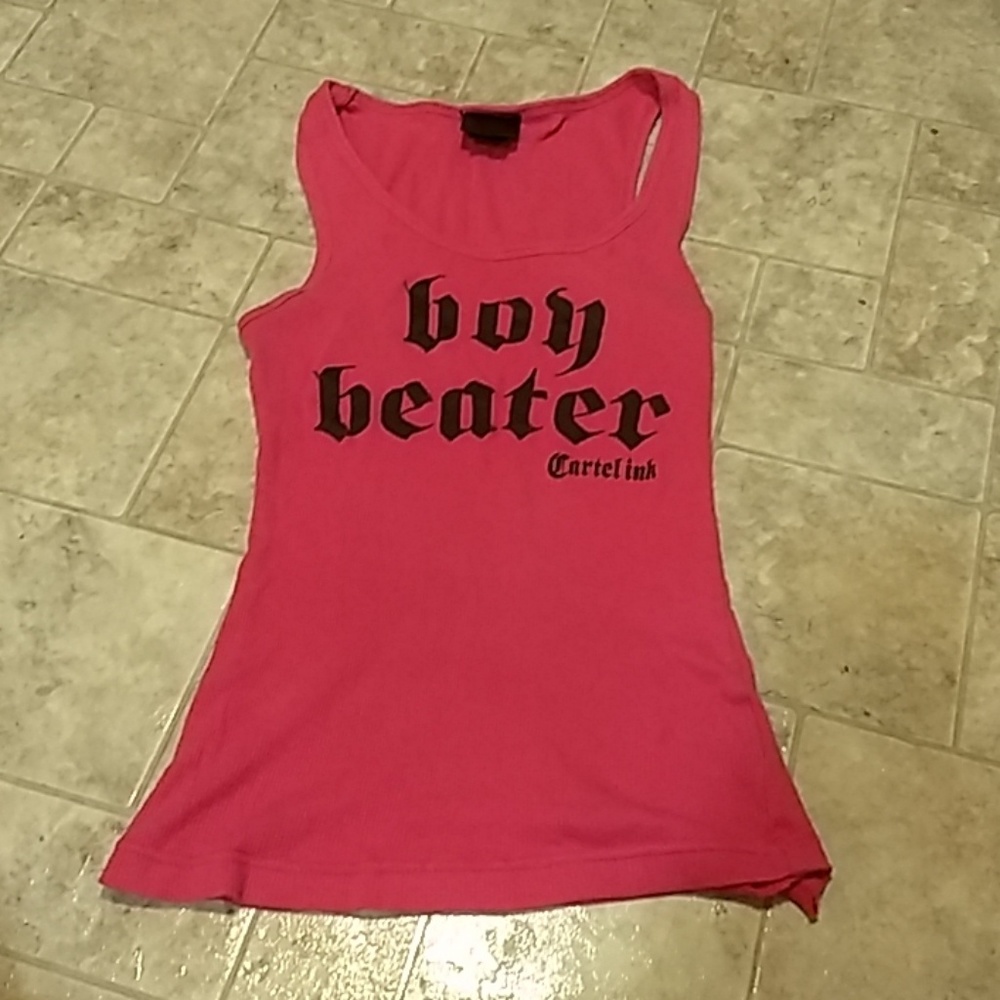 Pink tank top